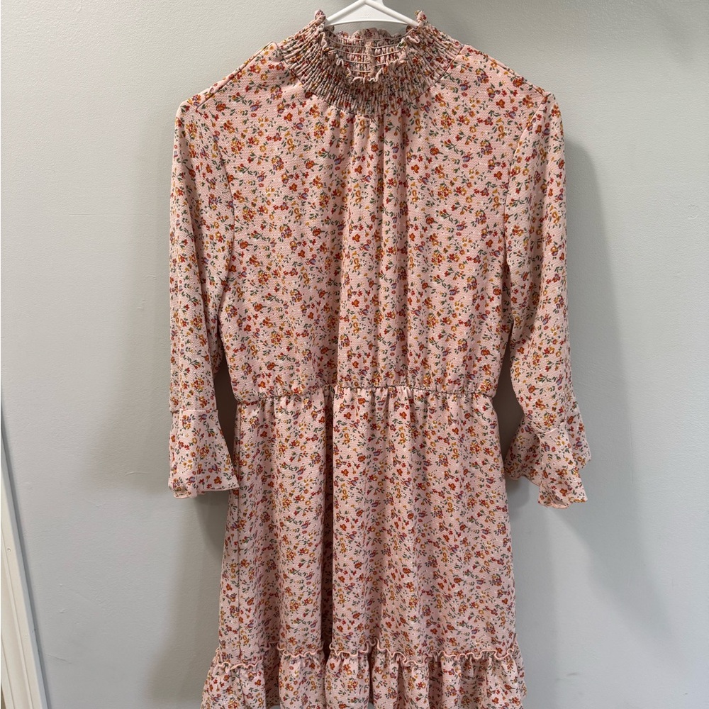 Vanilla Bay Floral Ruffle Dress